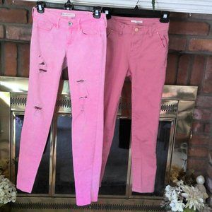 Set of Two Size 1 Colored Jeans
